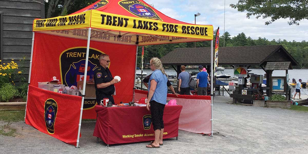 firefighter booth